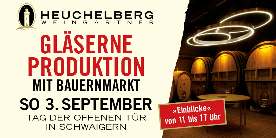 Verkaufsoffener Sonntag mit Gläserner Produktion und ländlichem Bauernmarkt am 3. September
